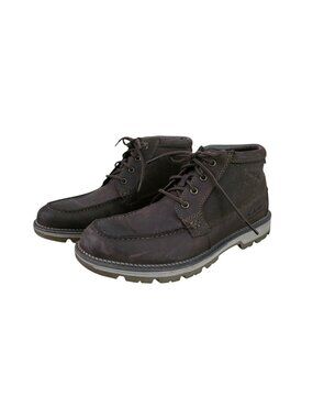 Clarks Maplewalk Moc Waterproof Leather Hiking Boots Brown 10.5